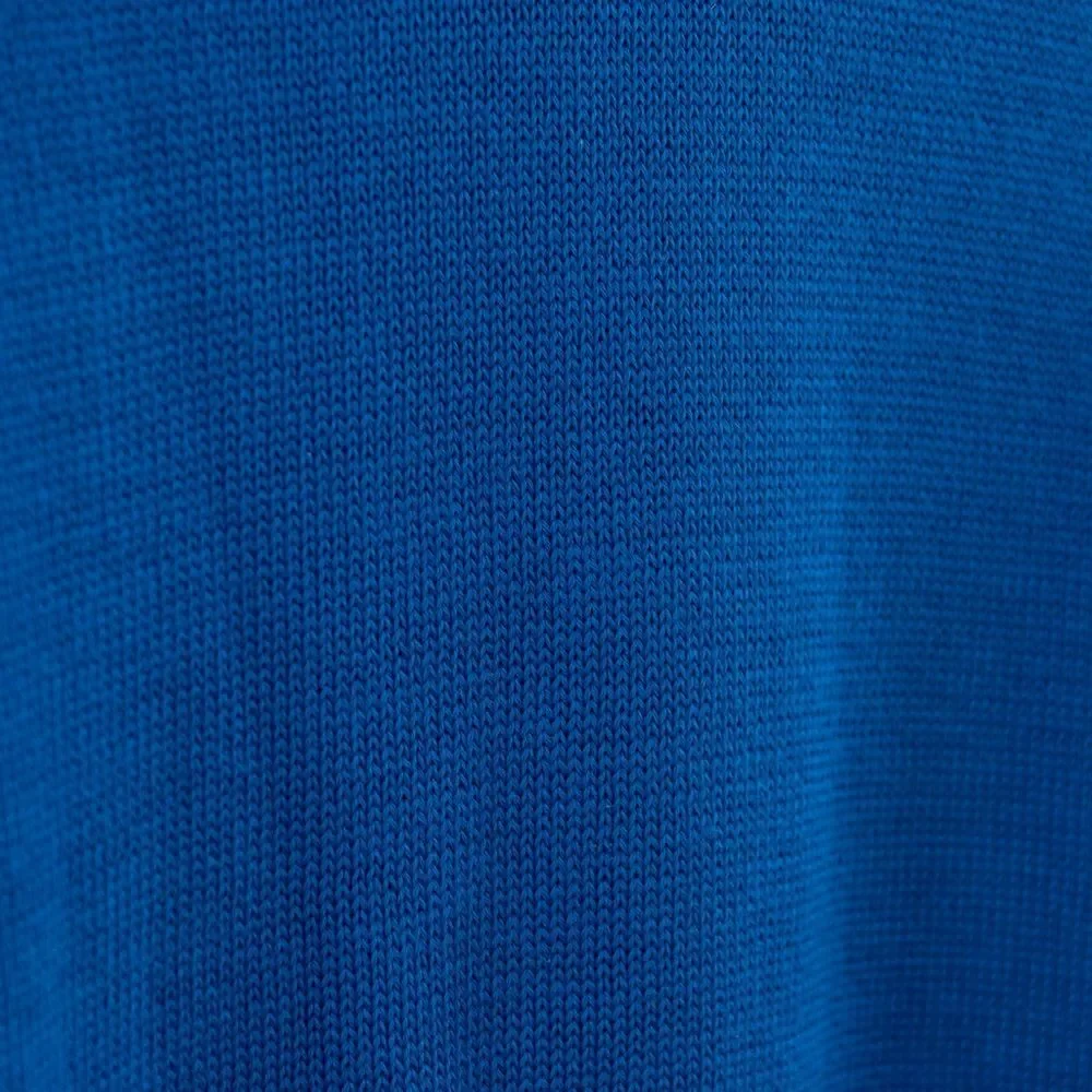 Mary Katrantzou Contrast Trim Knit Top in Cobalt Blue Cotton size S